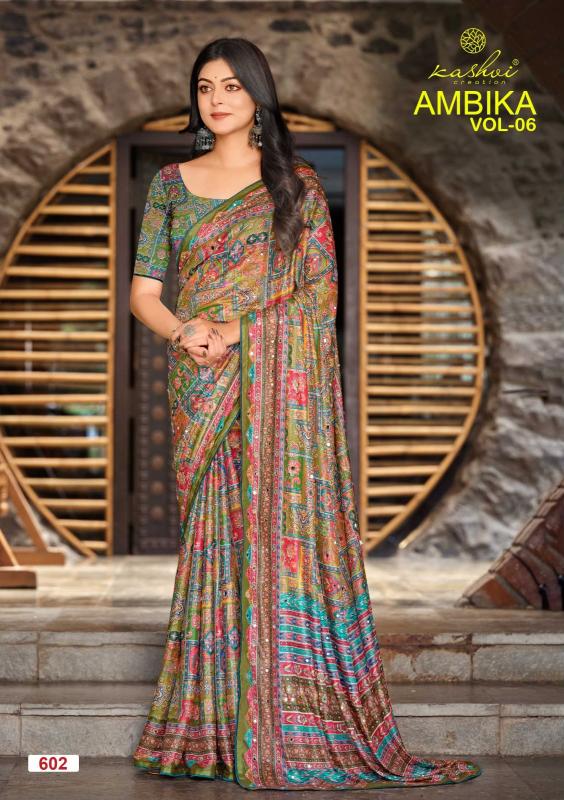 Kashvi ambika vol 6 low cost saree